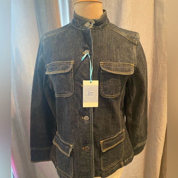 One-of-a-Kind Upcycled Denim Jacket - Picture 3 of 11